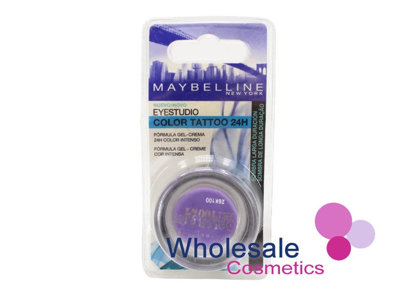 10 x Maybelline 24HR Color Tattoo Eyeshadow - 15 ENDLESS PURPLE
